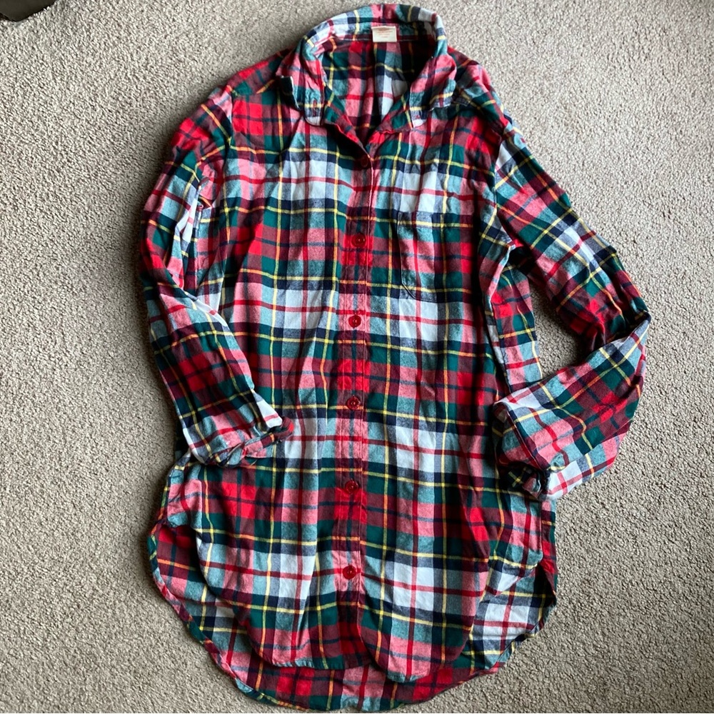 ♥️💙NEW Plaid Sleepshirt